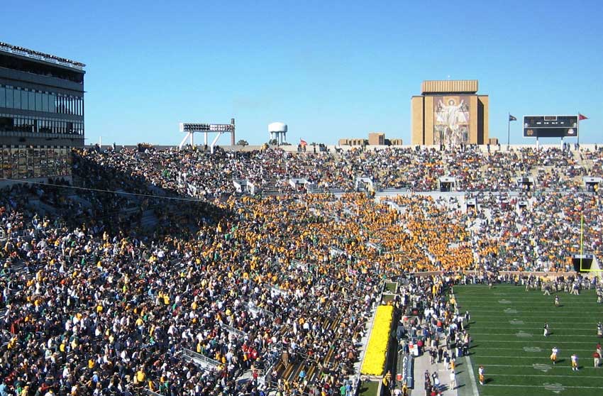 Tom Hoeck football shot at a game